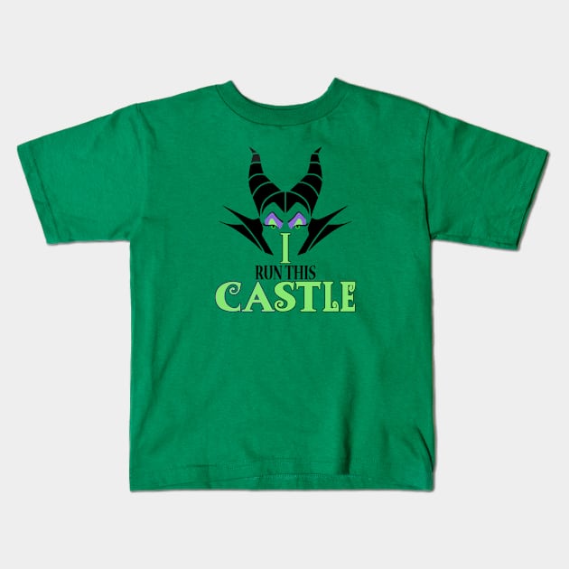 I Run This Castle Kids T-Shirt by ChristopherDesigns